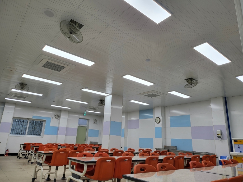 금속흡음천장 시공현장 01