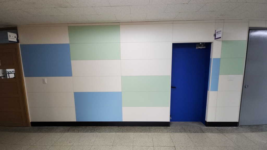 실내벽체마감패널 시공현장 11